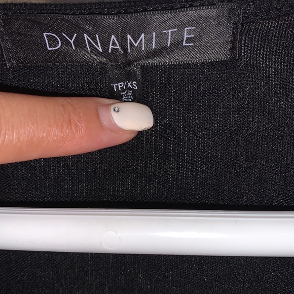 Dynamite NWOT long sleeves mini dress  sweater - Picture 5 of 5